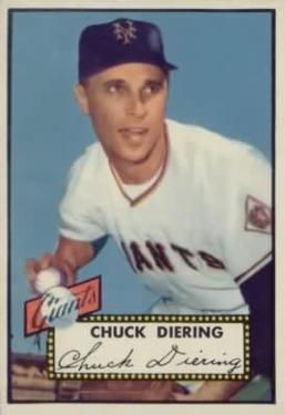 1952 Topps #265 Chuck Diering Front