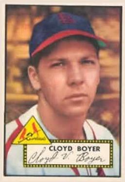 1952 Topps #280 Cloyd Boyer Front