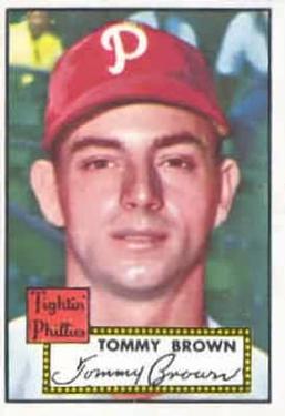 1952 Topps #281 Tommy Brown Front