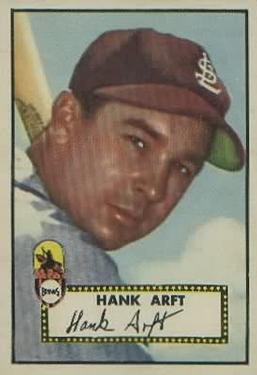 1952 Topps #284 Hank Arft Front