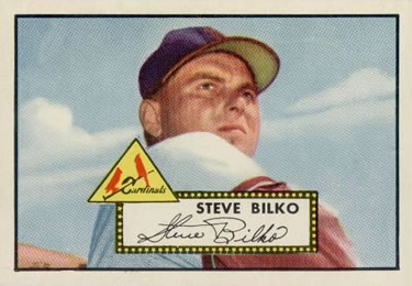 1952 Topps #287 Steve Bilko Front