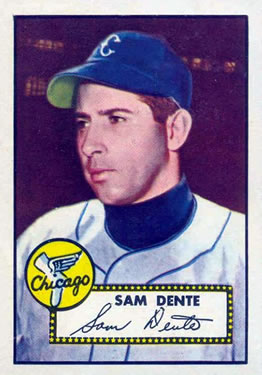 1952 Topps #304 Sam Dente Front