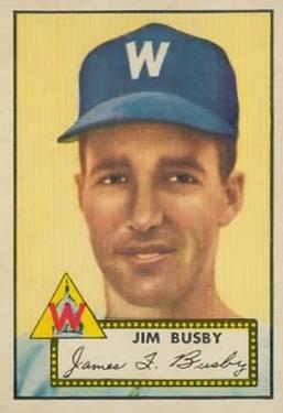 1952 Topps #309 Jim Busby Front