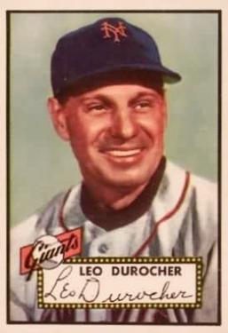 1952 Topps #315 Leo Durocher Front