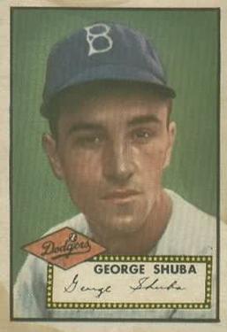 1952 Topps #326 George Shuba Front