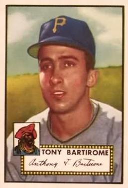 1952 Topps #332 Tony Bartirome Front