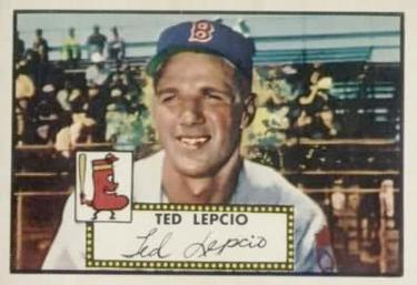 1952 Topps #335 Ted Lepcio Front