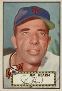 1952 Topps #337 Jim Hearn Front