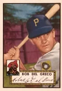 1952 Topps #353 Bob Del Greco Front