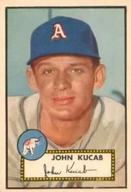 1952 Topps #358 John Kucab Front