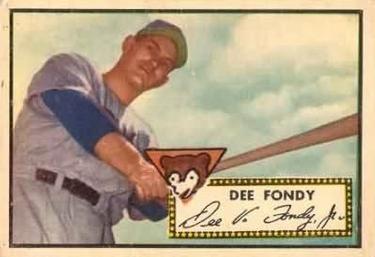 1952 Topps #359 Dee Fondy Front