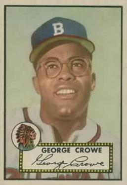 1952 Topps #360 George Crowe Front