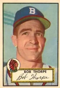 1952 Topps #367 Bob Thorpe Front