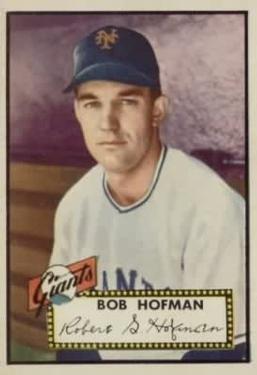 1952 Topps #371 Bobby Hofman Front