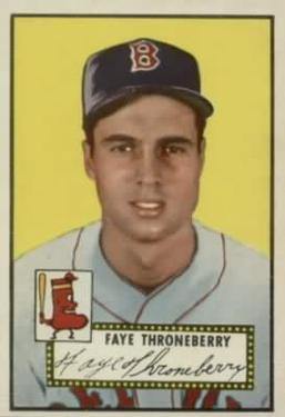 1952 Topps #376 Faye Throneberry Front