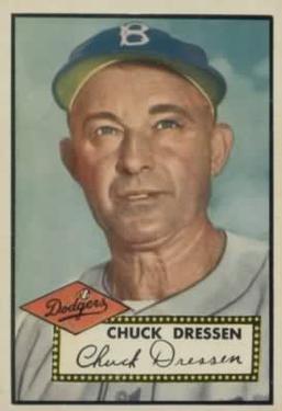 1952 Topps #377 Chuck Dressen Front