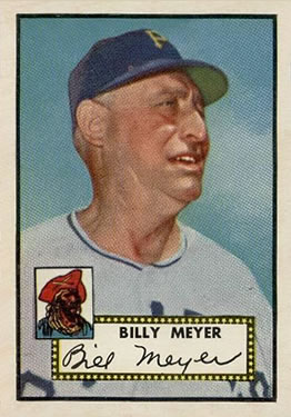 1952 Topps #387 Billy Meyer Front