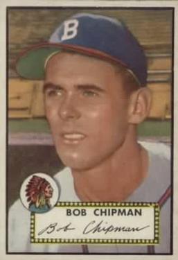 1952 Topps #388 Bob Chipman Front