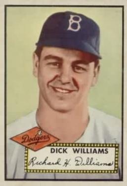 1952 Topps #396 Dick Williams Front