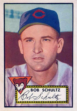 1952 Topps #401 Bob Schultz Front