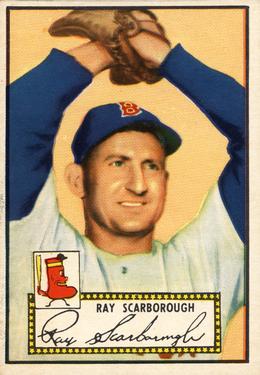 1952 Topps #43 Ray Scarborough Front