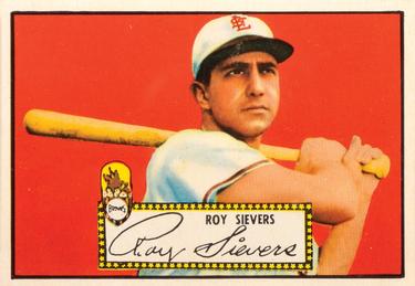1952 Topps #64 Roy Sievers Front