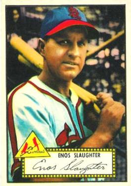 1952 Topps #65 Enos Slaughter Front