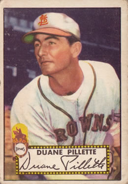 1952 Topps #82 Duane Pillette Front