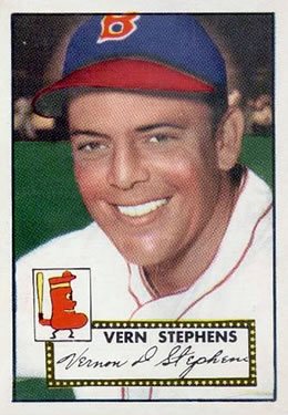 1952 Topps #84 Vern Stephens Front