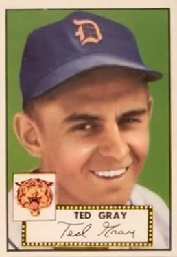 1952 Topps #86 Ted Gray Front