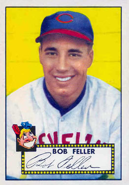 1952 Topps #88 Bob Feller Front