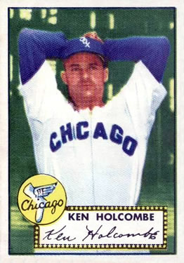1952 Topps #95 Ken Holcombe Front