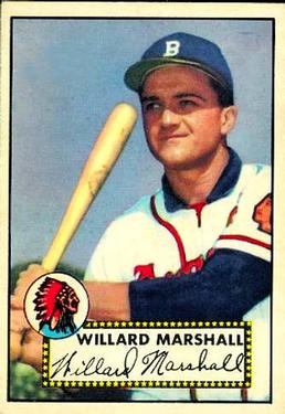 1952 Topps #96 Willard Marshall Front