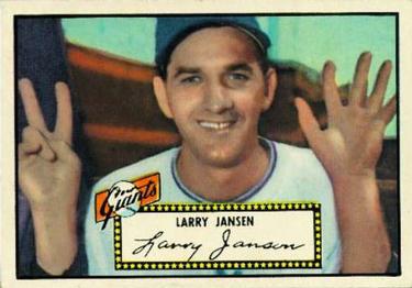 1952 Topps #5 Larry Jansen Front