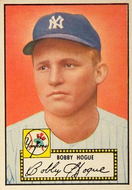 1952 Topps #9 Bobby Hogue Front