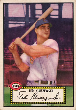 1952 Topps #29 Ted Kluszewski Front