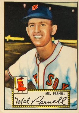 1952 Topps #30 Mel Parnell Front
