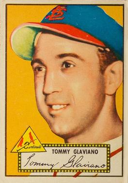 1952 Topps #56 Tommy Glaviano Front