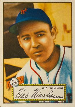 1952 Topps #75 Wes Westrum Front