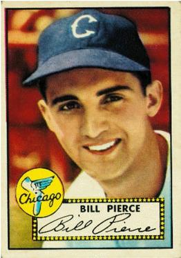 1952 Topps #98 Bill Pierce Front