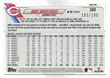 2021 Topps - Red #368 Mike Moustakas Back