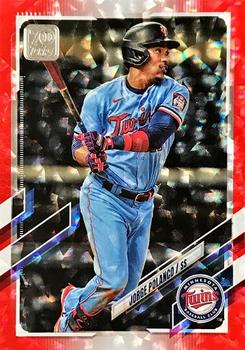 2021 Topps - Red #598 Jorge Polanco Front