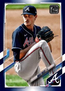 2021 Topps - Royal Blue #9 Max Fried Front