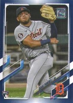 2021 Topps - Royal Blue #65 Isaac Paredes Front