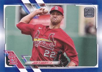 2021 Topps - Royal Blue #77 Jack Flaherty Front