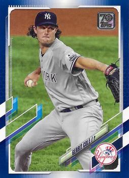 2021 Topps - Royal Blue #95 Gerrit Cole Front