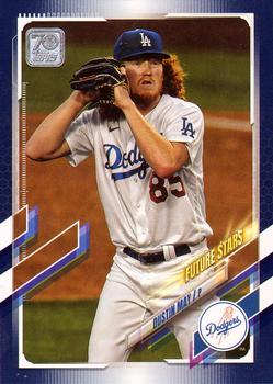 2021 Topps - Royal Blue #355 Dustin May Front