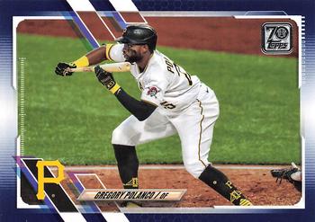 2021 Topps - Royal Blue #412 Gregory Polanco Front