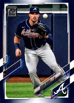 2021 Topps - Royal Blue #601 Adam Duvall Front