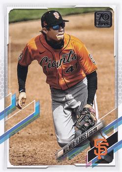2021 Topps - Advanced Stat #191 Wilmer Flores Front